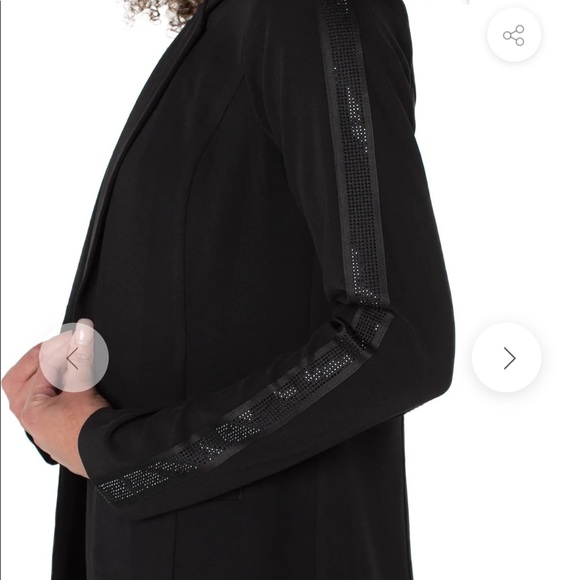 SHIMMER STRIPE BOYFRIEND BLAZER & PANTS - Picture 16 of 16